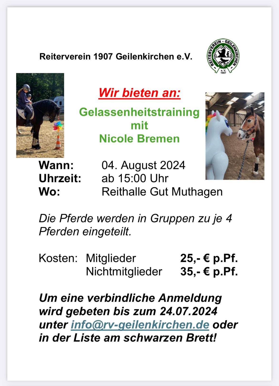 Gelassenheitstraining mit Nicole Bremen